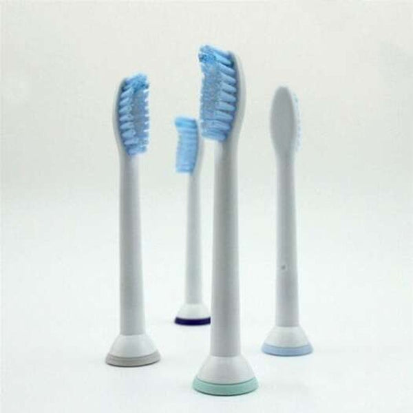 4Pcs Pack Electric Toothbrush Heads Replacement Suitable For 6054 Hx6054 Soft Bristl Blue