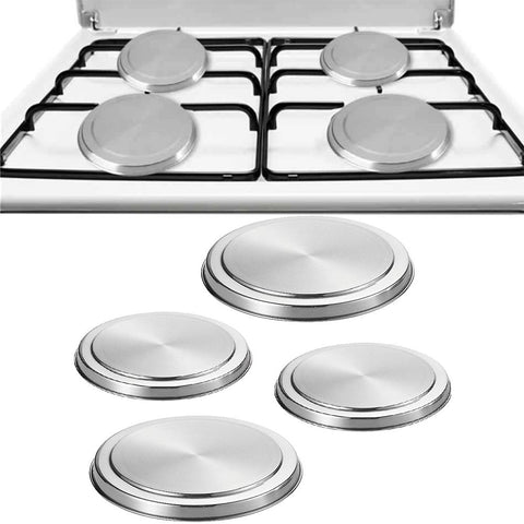 4 Pieces Stainless Steel Electric Stove Top Burner Covers Gas