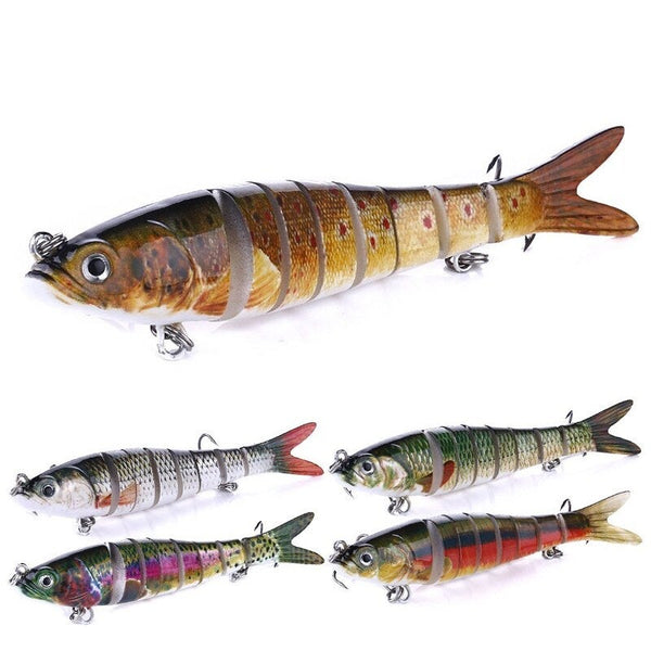 5.4 Inch 13.7Cm 27G Multi Jointed Sinking Wobblers Fishing Lures 04