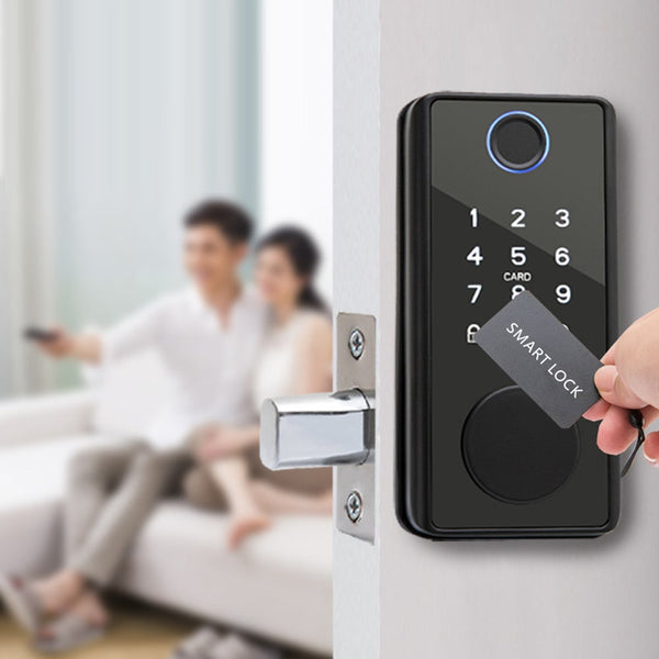 5 Inch 1 Electronic Door Lock Smart Touch With Bluetooth Fingerprint
