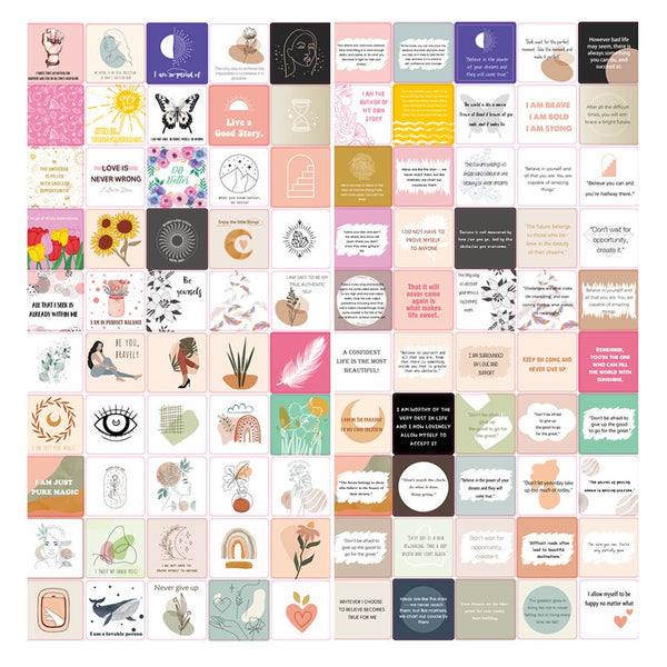 50 Positive Affirmations For Women Motivational Quotes Inspirational Meditation Cards