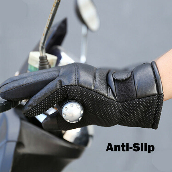 Winter Electric Heated Gloves Windproof Cycling Warm Heating Touch Screen Skiing
