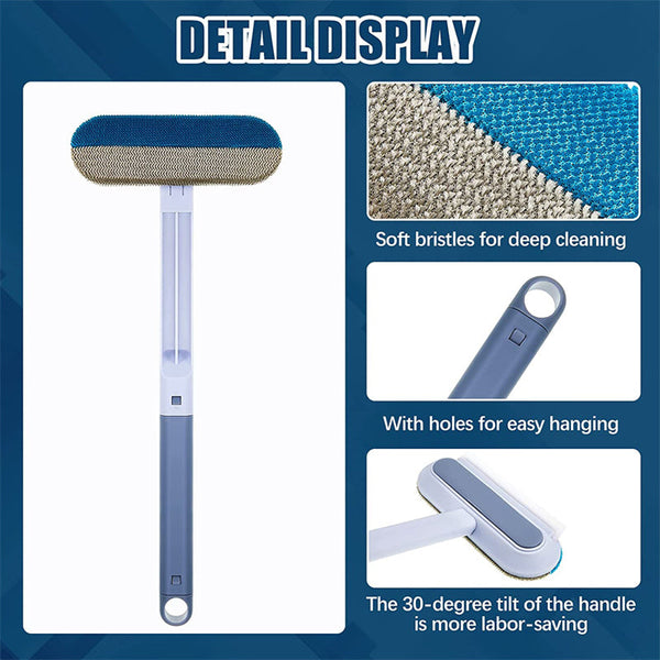 4 In 1 Multifunctional Hair Removal Brush Pet Dog Cat Cleaner Remover Window Screen Cleaning Tool Gadgets