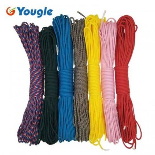 Paracord Parachute Cord Lanyard Tent Rope Mil Spec Type Iii 7 Strand 100Ft 259 Color 13 24 Number 22