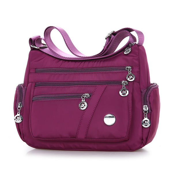 Women Shoulder Bag Multi-Pocket Design Waterproof Casual Crossbody
