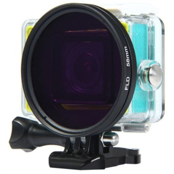 58Mm Color Filter Square Adapter Ring Lens Cover Set Fld Purple