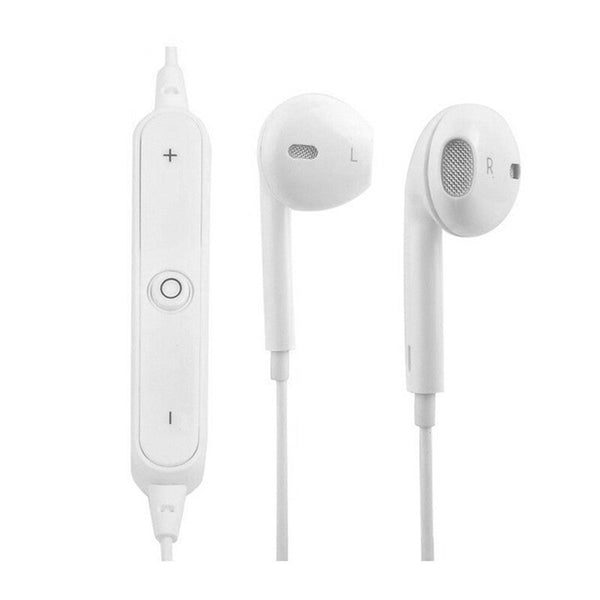5Pcs S6 Bt 4.1 In Ear Sports Headphones White