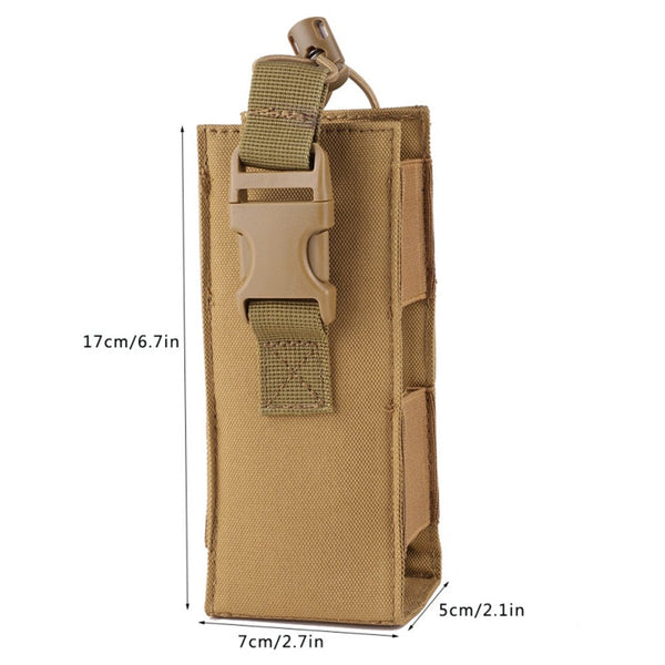 600D Nylon Water Bottle Pouch Tactical Molle Military Canteen Cover Holster Outdoor Travel Kettle Bag