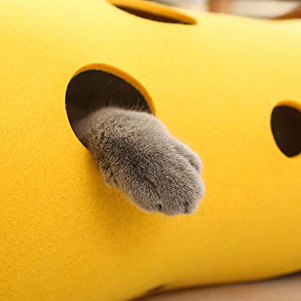 Collapsible Felt Cat Tunnel Nest Interactive Toys