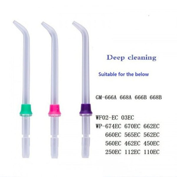 7 Pieces Replacement Nozzles Oral Irrigator Water Flosser Tooth Cleaning Care
