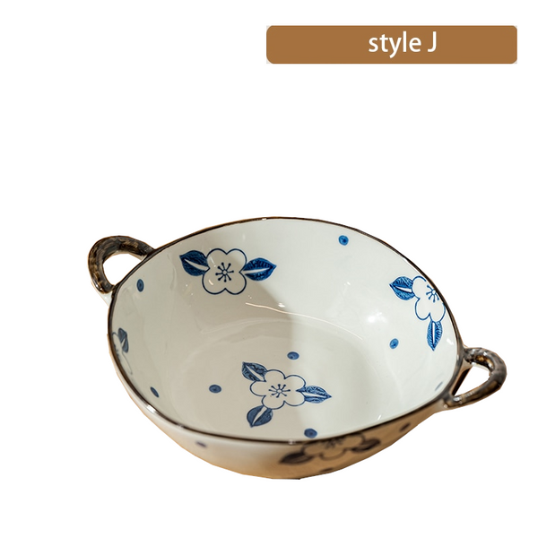 7.5Inch Ceramic Japanese Noodle Soup Bowl Pretty Tableware