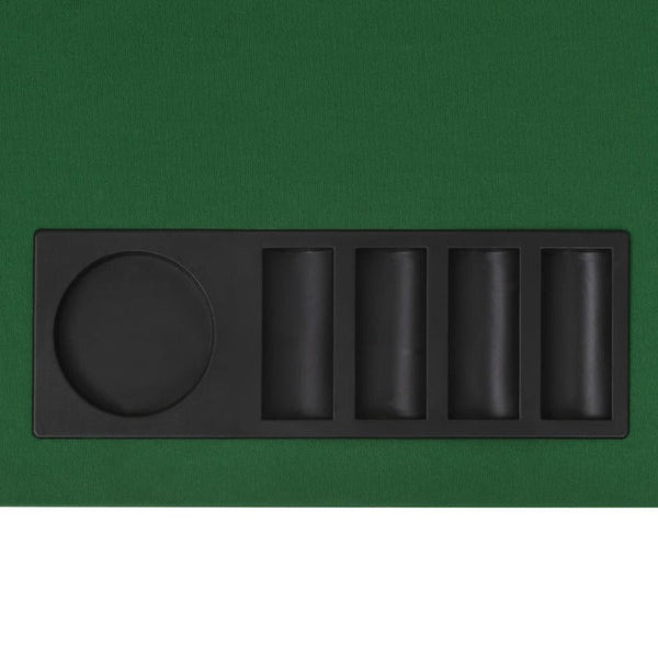 Vidaxl 8-Player Folding Poker Tabletop 4 Rectangular Green