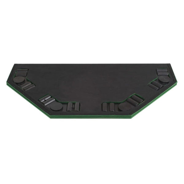 Vidaxl 8-Player Folding Poker Tabletop 2 Octagonal Green