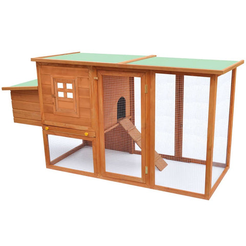 Outdoor Chicken Cage Hen House With 1 Egg Wood
