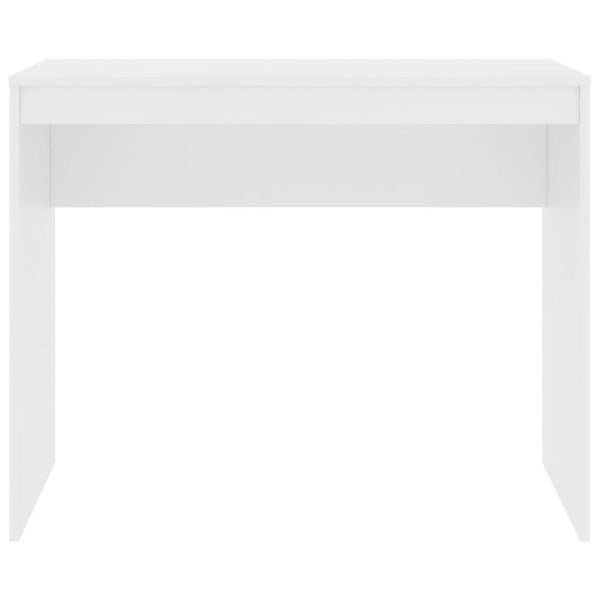 Desk White 90X40x72cm Engineered Wood