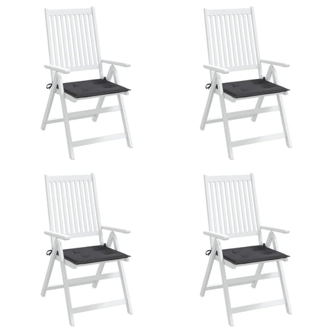 Garden Chair Cushions 4 Pcs 40X40x3 Cm Oxford Fabric