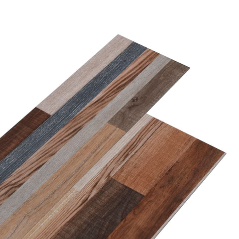 Pvc Flooring Planks 5.02 M Mm Self-Adhesive Multicolour