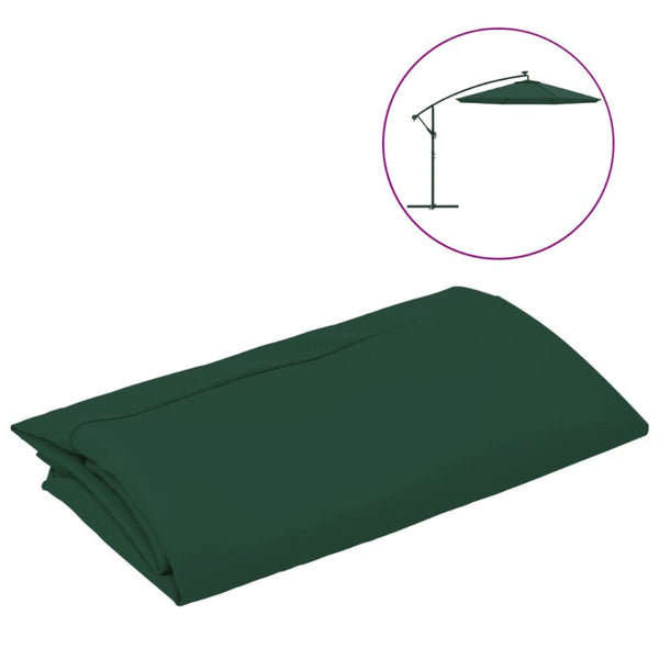 Replacement Fabric For Cantilever Umbrella Green 350 Cm