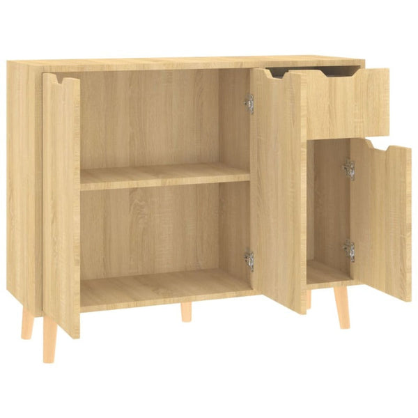 Sideboard Sonoma Oak 90X30x72 Cm Engineered Wood