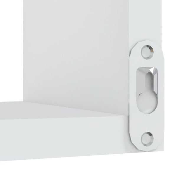 Wall Corner Shelf White 40X40x50 Cm Engineered Wood