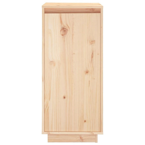Shoe Cabinet 35X35x80 Cm Solid Wood Pine