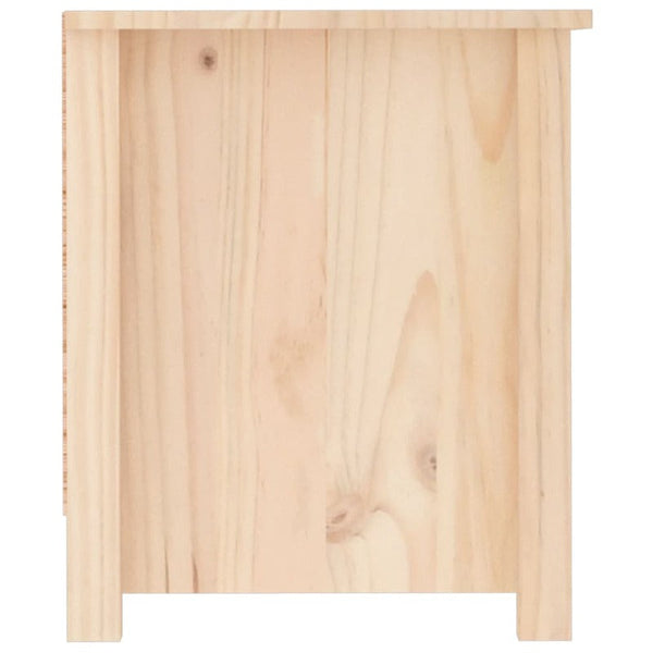 Shoe Cabinet 110X38x45.5 Cm Solid Wood Pine