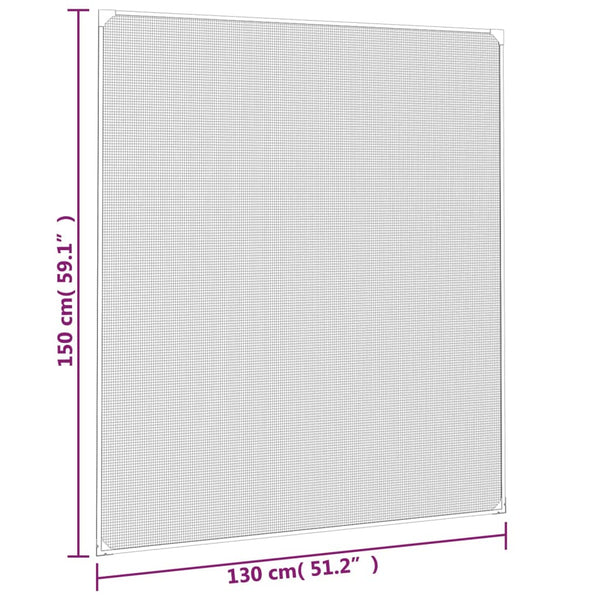 Magnetic Insect Screen For Windows White