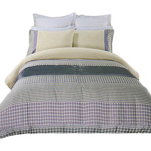 Brie Lilac Grey Quilt Cover Set