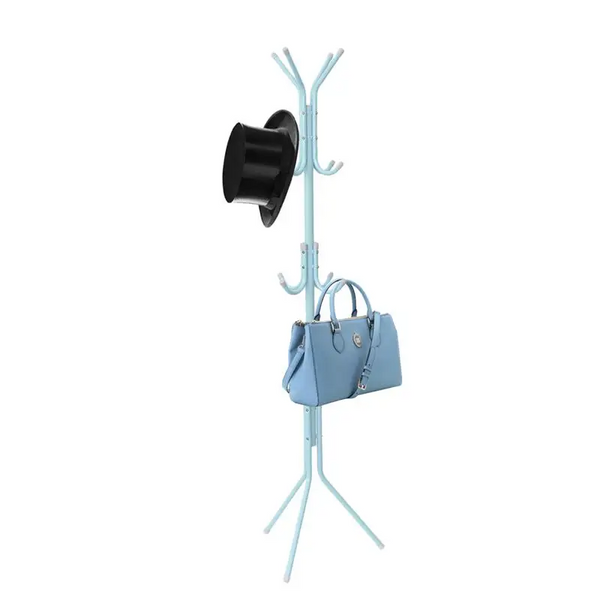 12 Hooks 3-Tier Coat Rack Metal Clothes Hanger Multifunctional For Coats Hats Scarves And Handbags