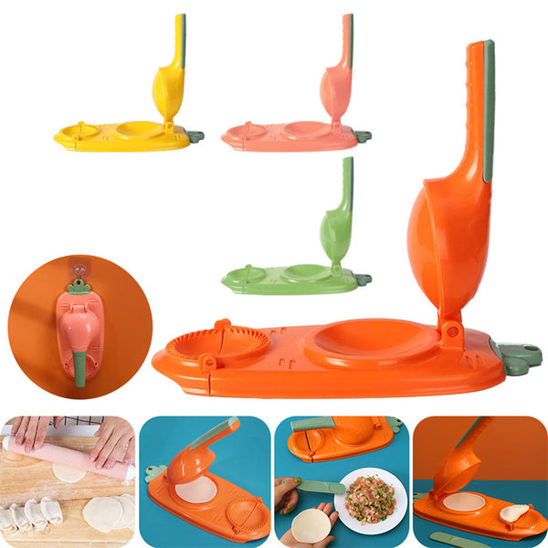 2 In 1 Kitchen Dumpling Making Tool Dough Pastry Press Mould