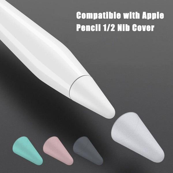 8Pcs Silicone Replacement Tip Case Nib Protective Cover Skin Compatable With Apple Pencil 1St 2Nd Touchscreen Stylus Colors Optional