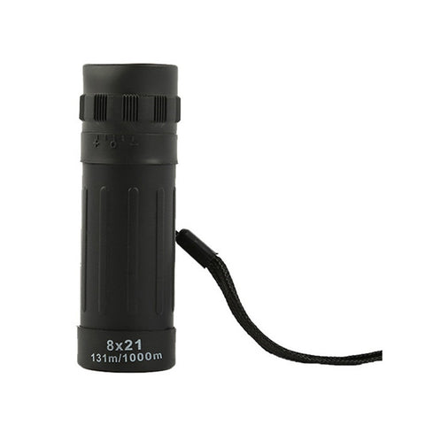 8X Monocular Telescope 8X21 Camping Hunting Sports Handy Scope Compact Binoculars Portable Black Wholesale