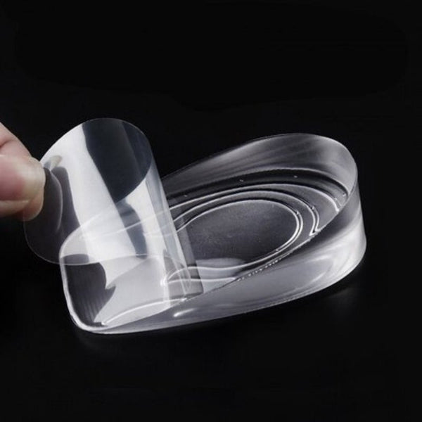 A Pair Of Men And Women Thick Thin Transparent Gel Heighten Insole Man 1Cm