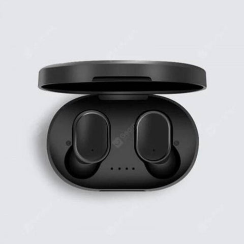 A6s Bluetooth 5.0 For Redmi Airdots Wireless Headsets Noise Cancelling Microphone Xiaomi Samsung Black
