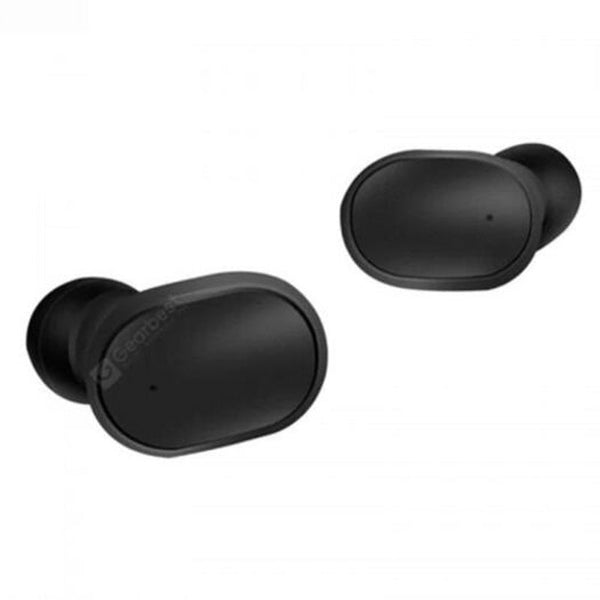 A6s Bluetooth 5.0 For Redmi Airdots Wireless Headsets Noise Cancelling Microphone Xiaomi Samsung Black