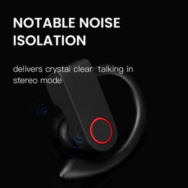 A9 True Wireless Headset 8 Hours Bluetooth Music 5.0 Waterproof Sports Black