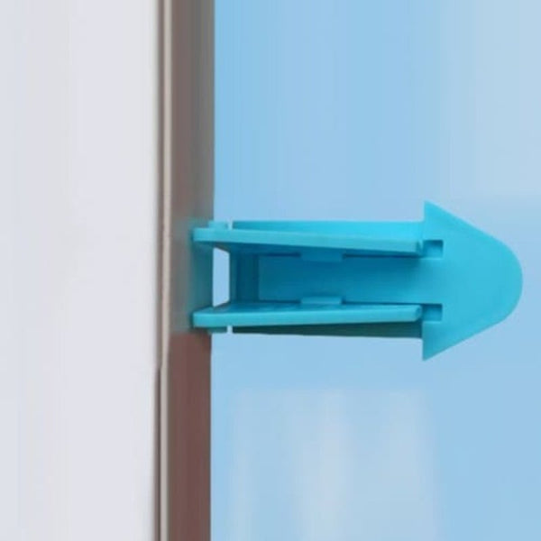 5Pcs Adhesive Sliding Door Lock Children Safety Latch