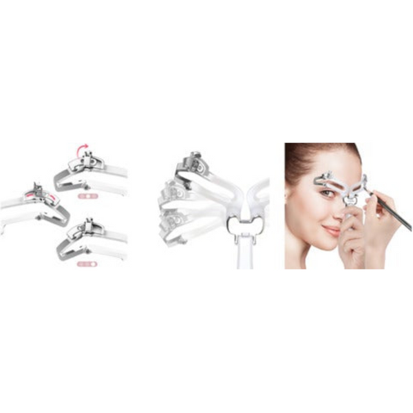 3 In 1 Eyebrow Shapes Adjustable Stencil Beauty Tools