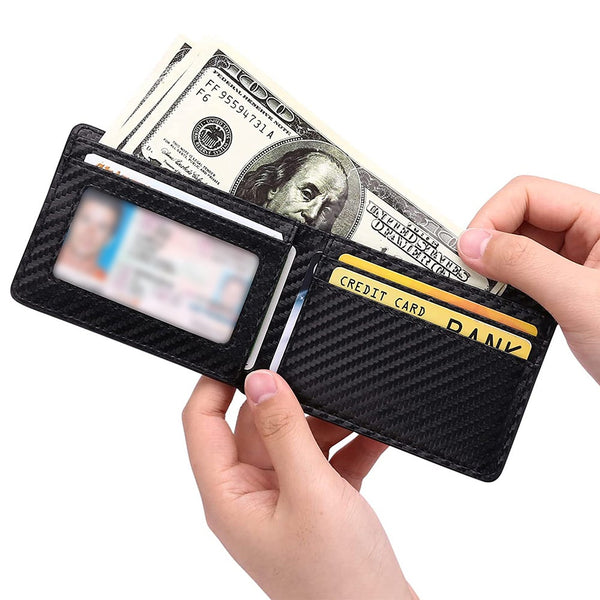 Airtag Wallet Holder Rfid Blocking Bifold Credit Card