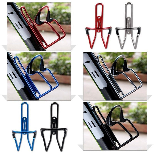 Aluminum Bicycle Bike Water Bottle Cage Cycling Drink Rack Holder Black