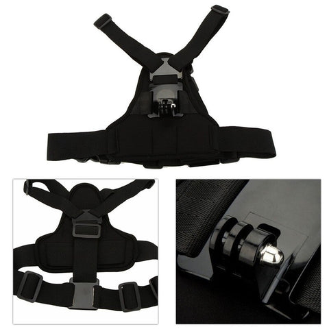 Adjustable Elastic Body Harness Chest Strap Mount Band Belt Accessory For Sport Camera Gopro Hero 4 3 2 1
