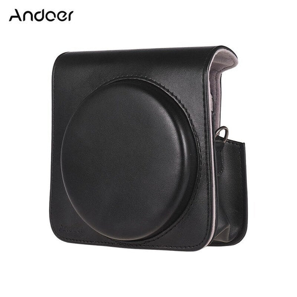 Protective Case Pu Leather Bag With Adjustable Strap For Fujifilm Instax Square Sq6 Instant Film Camera