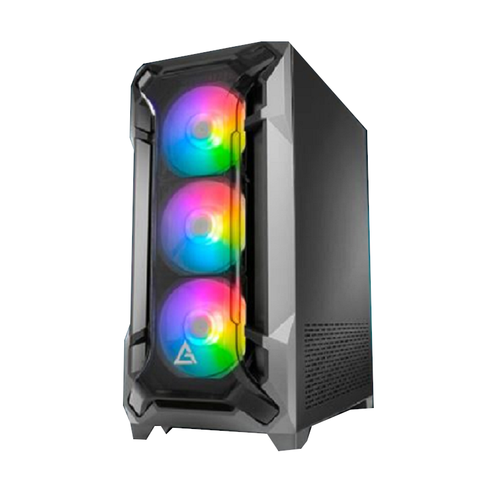 Antec Df600 Flux High Airflow, Tempered Glass With 3X Argb Fants In Front, 1X Rear, Psu Shell (Reverse Blade) Gaming Case