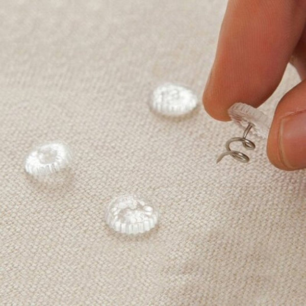 Anti Slip Home Traceless Fixator For Sheet / Sofa Cover Quilt Durable Stainless Steel Twist Nail Multi