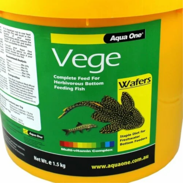 Aqua One Vege Wafer Food 1.5Kg