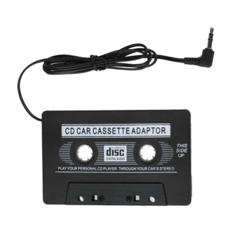 Aux 3.5Mm Universal Classic Car Audio Tape Cassette Adapter Black