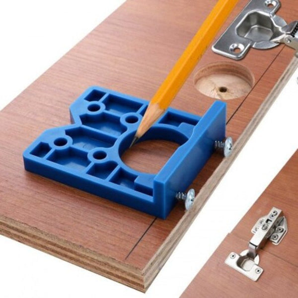 Auxiliary Tools For Punching And Installation Of Woodworking Hinges Blue