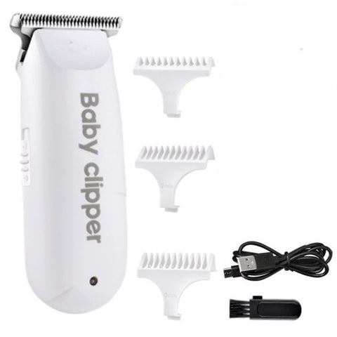 Baby Hair Clipper Professional Usb Trimmer Rechargeable Haircut Machine With 3Pcs Limit Combs
