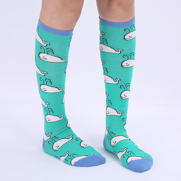 Baby Whale Knee Highs