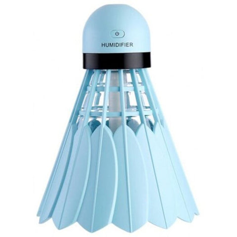 Badminton Humidifier Car Air Freshener Purifier Led Night Light Blue
